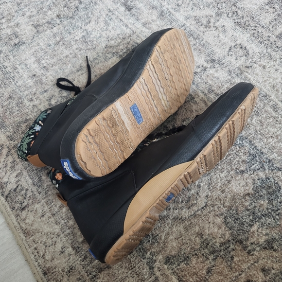 Keds Black Floral High-Top Sneakers - Picture 4 of 4